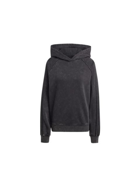 adidas Washed-Out Boyfriend-Fit Hoodie Black