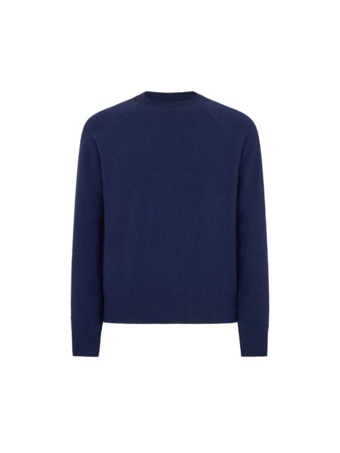 CASHMERE LAMBSWOOL CREW NECK SWEATER