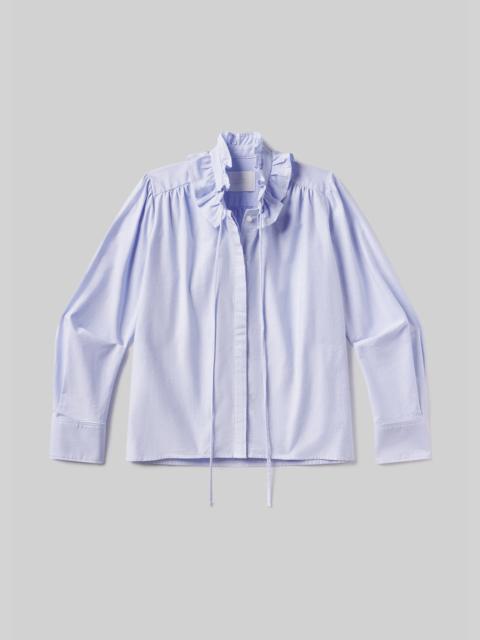 Calista Frill Collar Shirt
In Blue