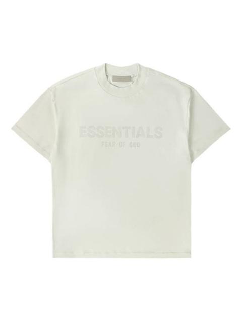 Fear of God Essentials FW21 3D Logo Tee 'Mozzarella' 125BT212081F