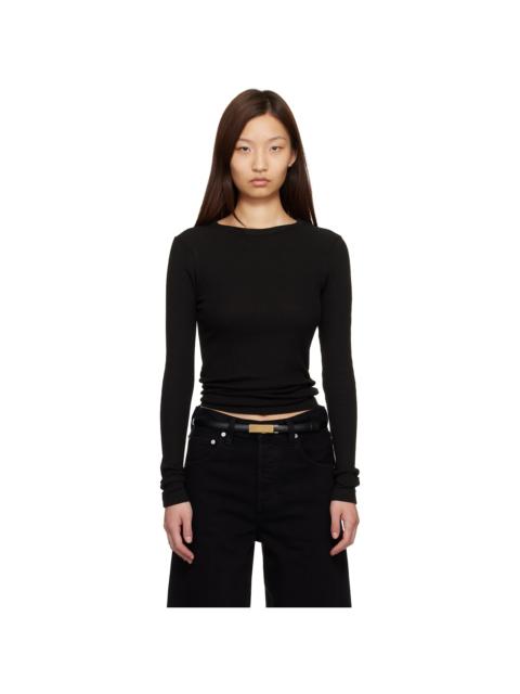 Black Bina Crewneck T-shirt