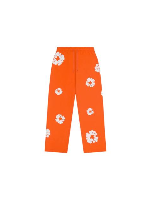 Denim Tears Cotton Wreath Baggy Sweatpants Orange