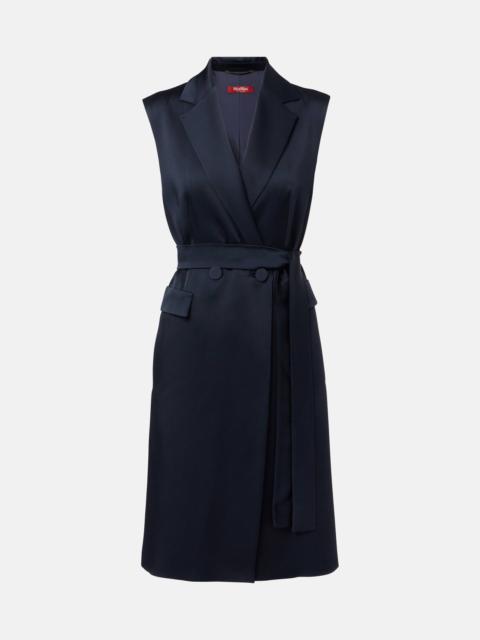 Afgano belted satin jacket