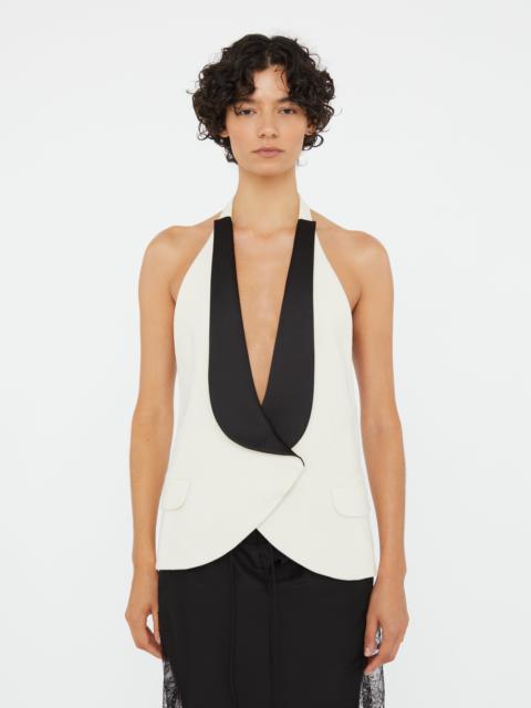 Tuxedo Contrast Silk Vest