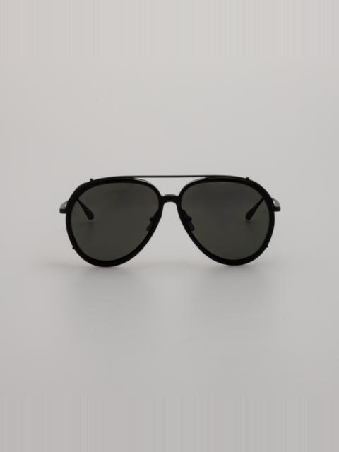 MEN'S MAVERICK AVIATOR SUNGLASSES IN BLACK