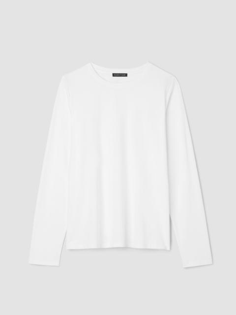 Organic Pima Cotton Jersey Long-Sleeve Tee