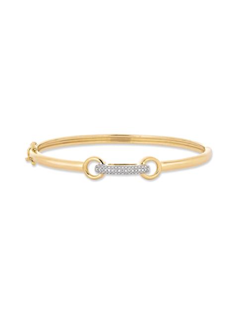 Diamond Bridle Bangle