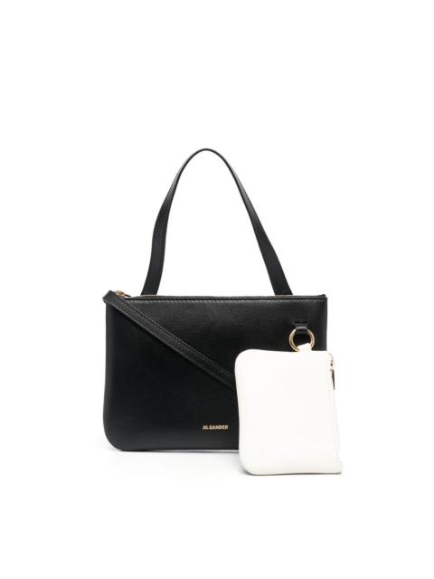 nappa-leather logo-print bag