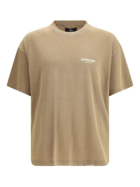 crew-neck logo-print T-shirt