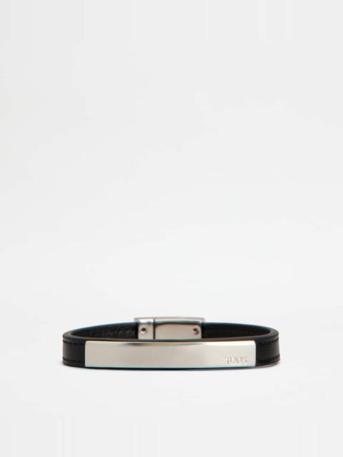 BRACELET IN LEATHER - BLACK