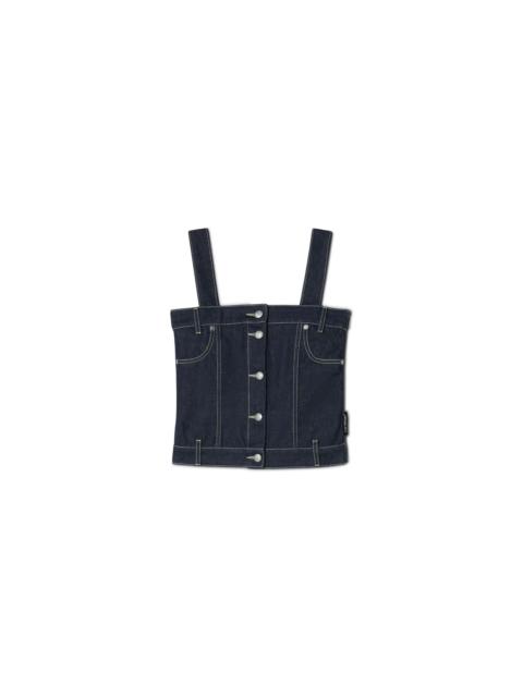 Denim Corset Top