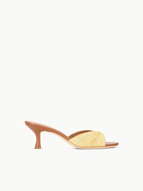 STAUD BRIGITTE MULE NATURAL RAFFIA
