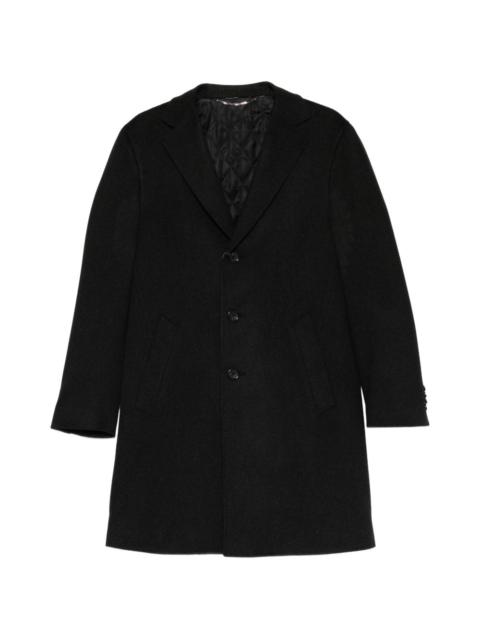 buttoned coat
