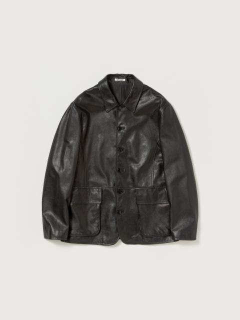 TEXTURED LAMB LEATHER BLOUSON