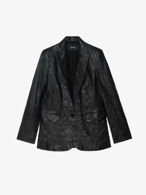 Valse Leather Blazer