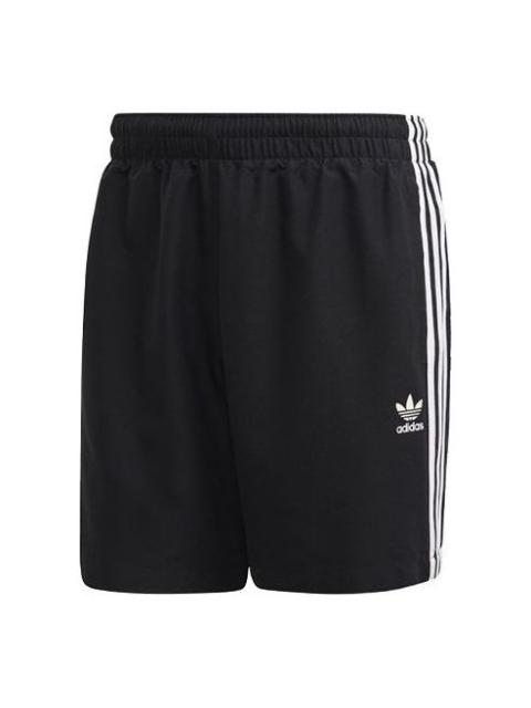 adidas originals Stripe Woven Sports Shorts Black FM9874