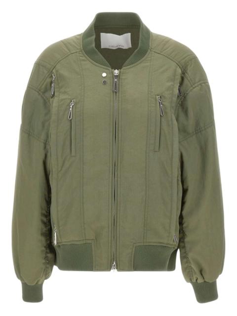 panelled bomber jacket