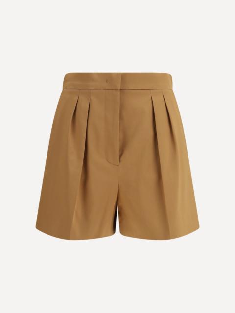 Stretch cotton satin Shorts