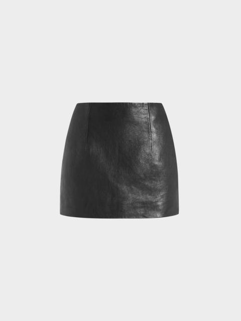 HAILE MINI SKIRT IN LEATHER