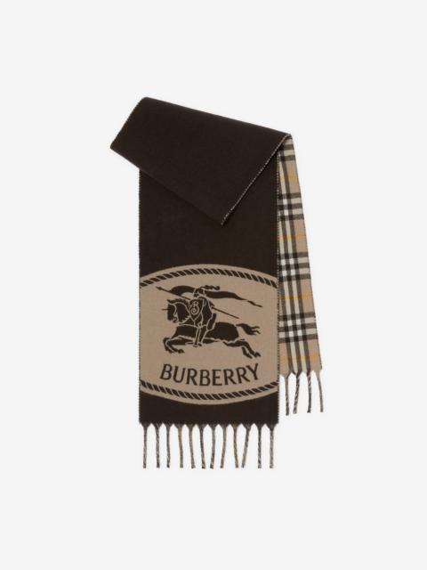 Reversible Knight Stamp Scarf