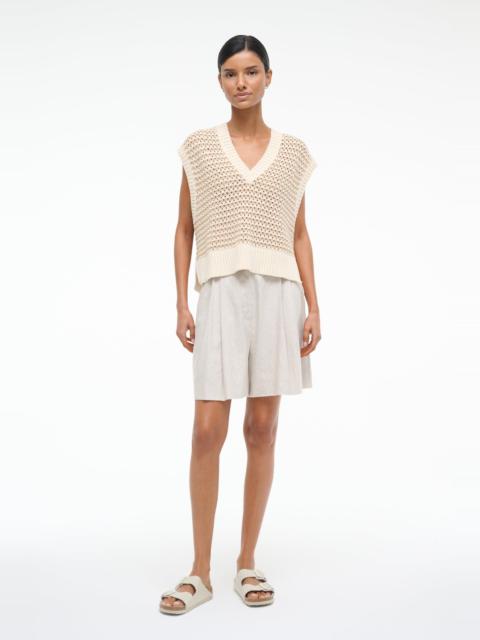 STAUD AMERICANA SWEATER BREEZE CREME
