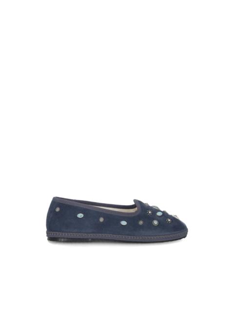 studded ballet flats