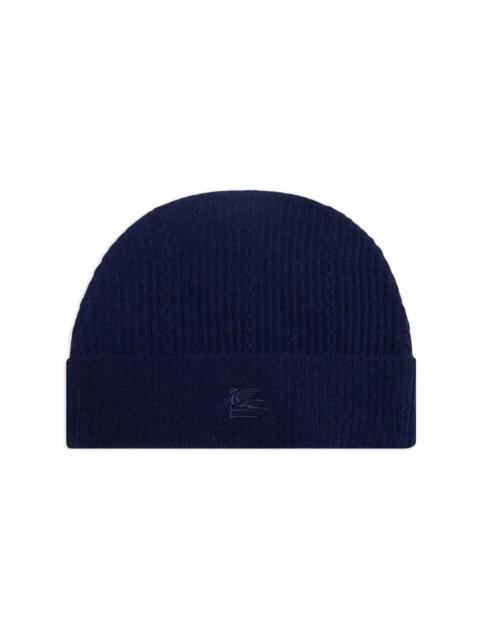 logo-embroidered beanie