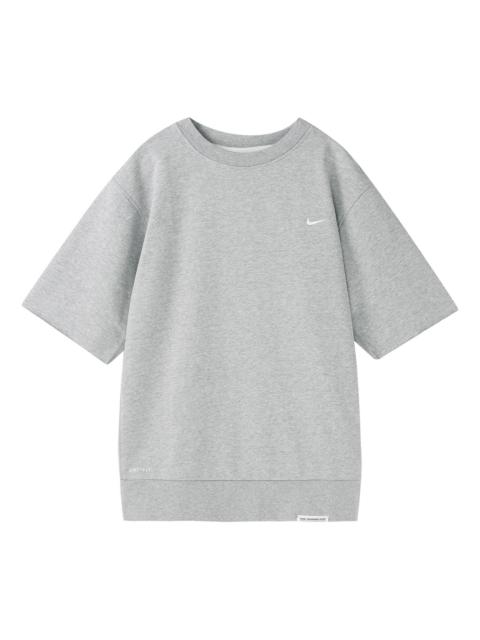 Nike Dri-fit Standard Issue Round Neck Pullover Sports Short Sleeve dark grey Gray CV1940-063