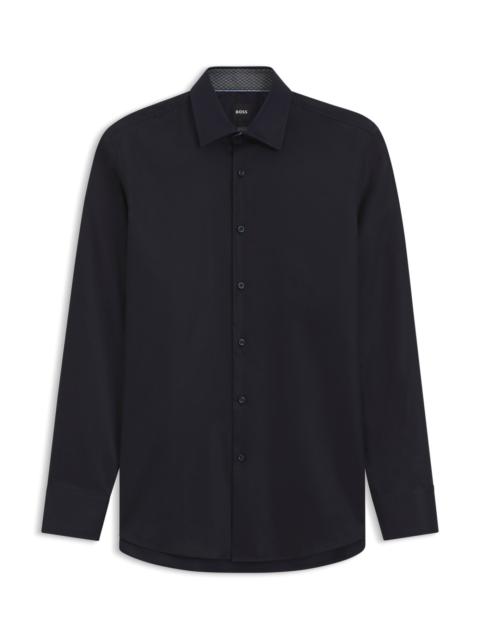 EASY-IRON SLIM-FIT SHIRT IN COTTON POPLIN