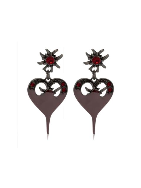 Dipped Heart earrings