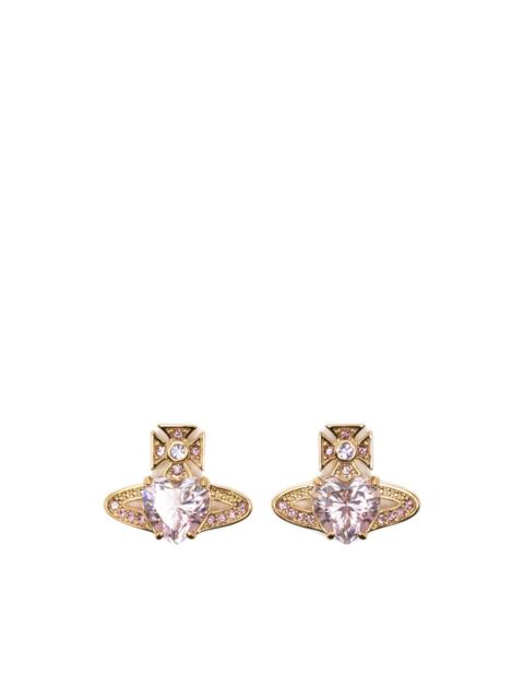 Ariella heart-stud earrings