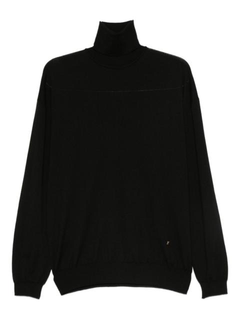 turtleneck wool sweater