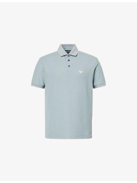 Logo-Embroidered Short-Sleeve Pique-Cotton Polo Shirt