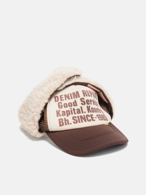 DENIM REPAIR SERVICE LUMBER Trucker Cap ECTxBrwn