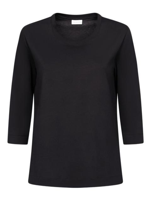 three-quarter sleeve cotton T-shirt