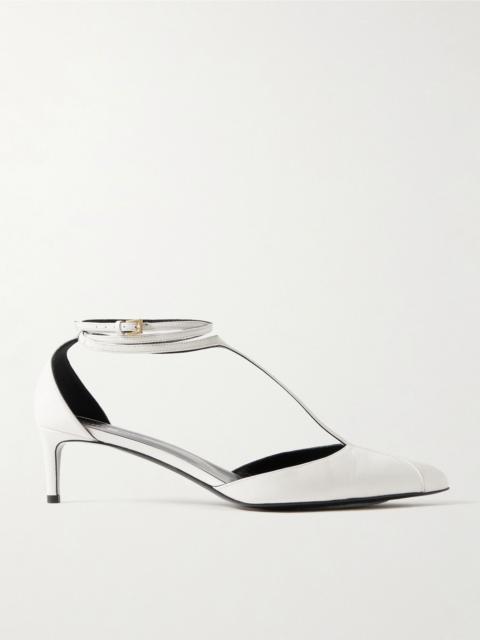 Mia leather pumps White