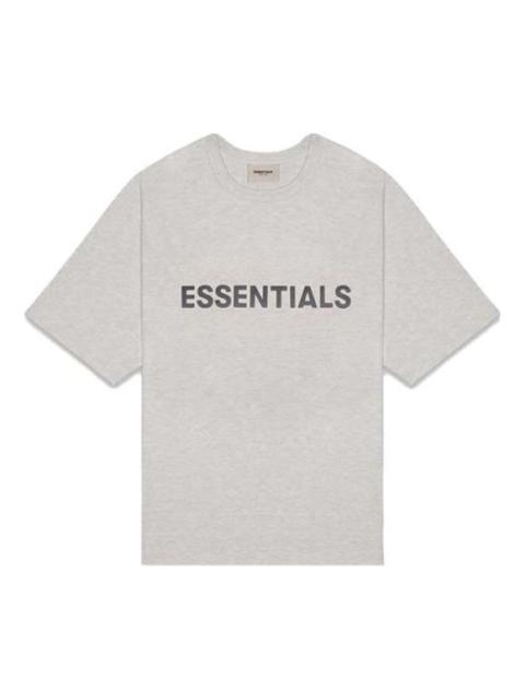 Fear of God Essentials FW20 Logo Tee 'Heather Oatmeal' 0125250500229260