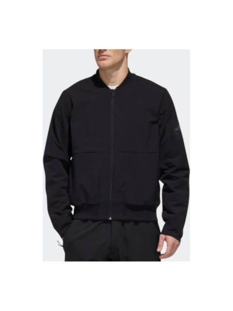 adidas Pilot Sports Baseball Jacket Men Black FM9415