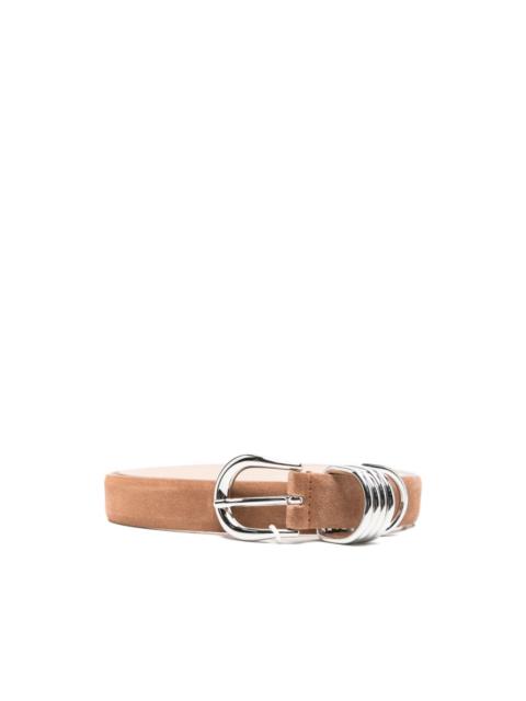 Hollyhock suede belt