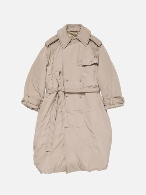 Technical trench coat - Almond brown