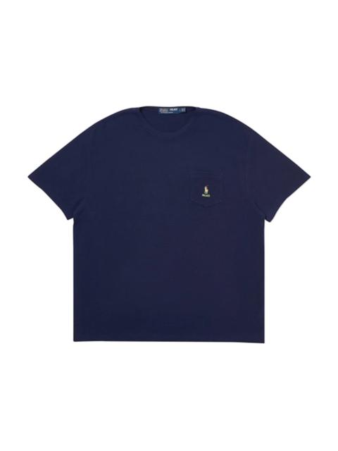 Palace Ralph Lauren Waffle Pocket Tee French Navy