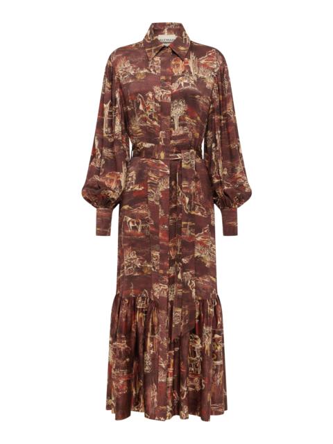 Ezra Silk Shirtdress