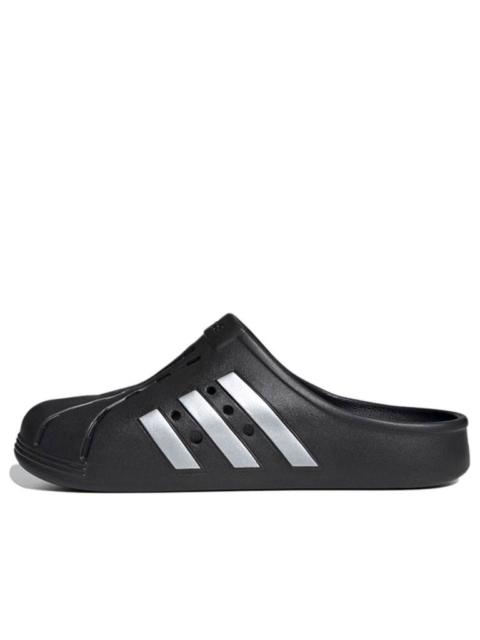 adidas Adilette Clog 'Black Silver' FY8969