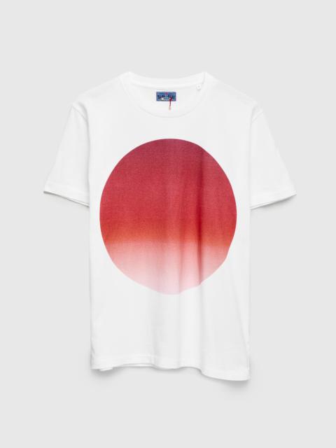 Gradation Big Circle Tee in Red