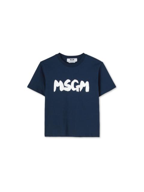 MSGM｜ (3541MDL06 237790 89) MSGM Tied Waist Shirt in Light Yellow | REVOLVE