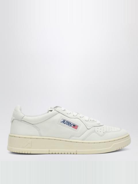 White leather Medalist sneakers