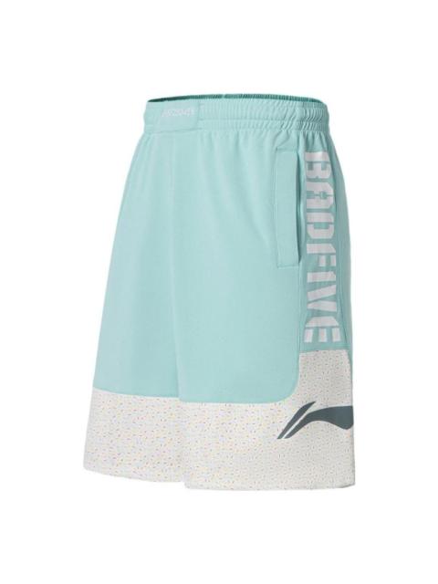 Li-Ning BadFive Logo Basketball Shorts 'Blue White' AAPS031-4