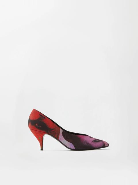 Tina Printed Silk Faille Pumps 65 mm