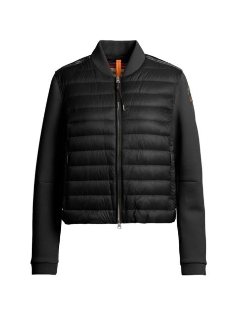 quilted panelled jacket
