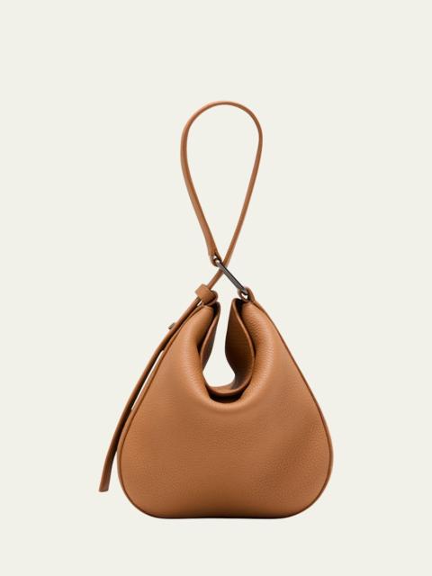 Anna Little Leather Hobo Bag